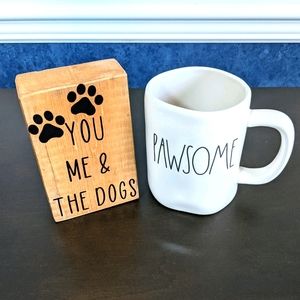 🆕Rae Dunn HTF PAWSOME 🐾 Mug